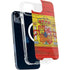 Spain Flag Dark Wood iPhone 15 Plus MagSafe Case